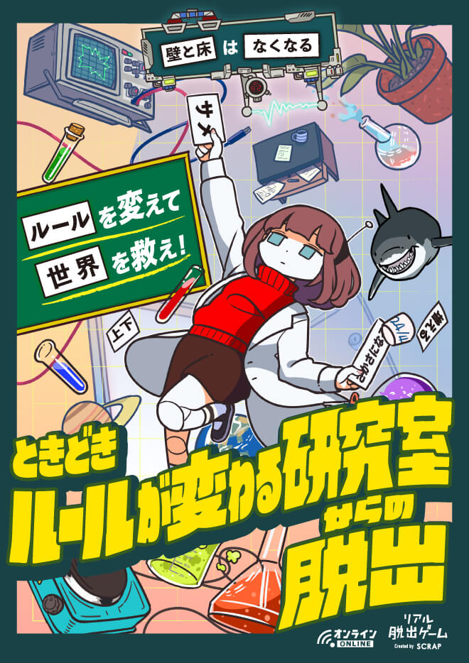 ときどきルールが変わる研究室からの脱出