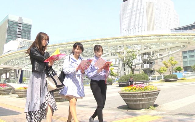 謎解き街歩きイベントの様子