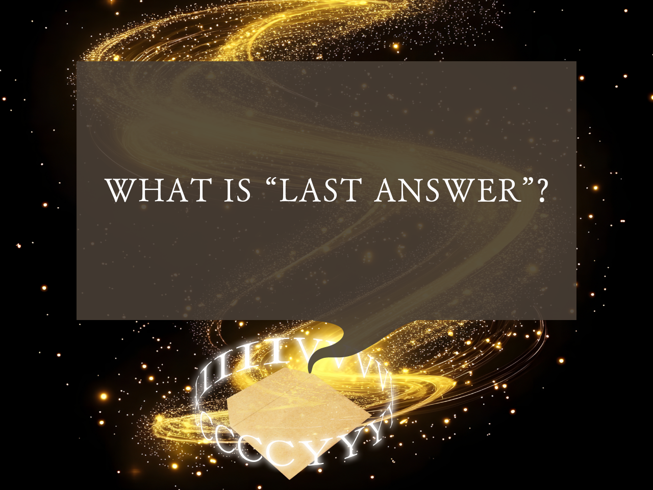 ANSWER