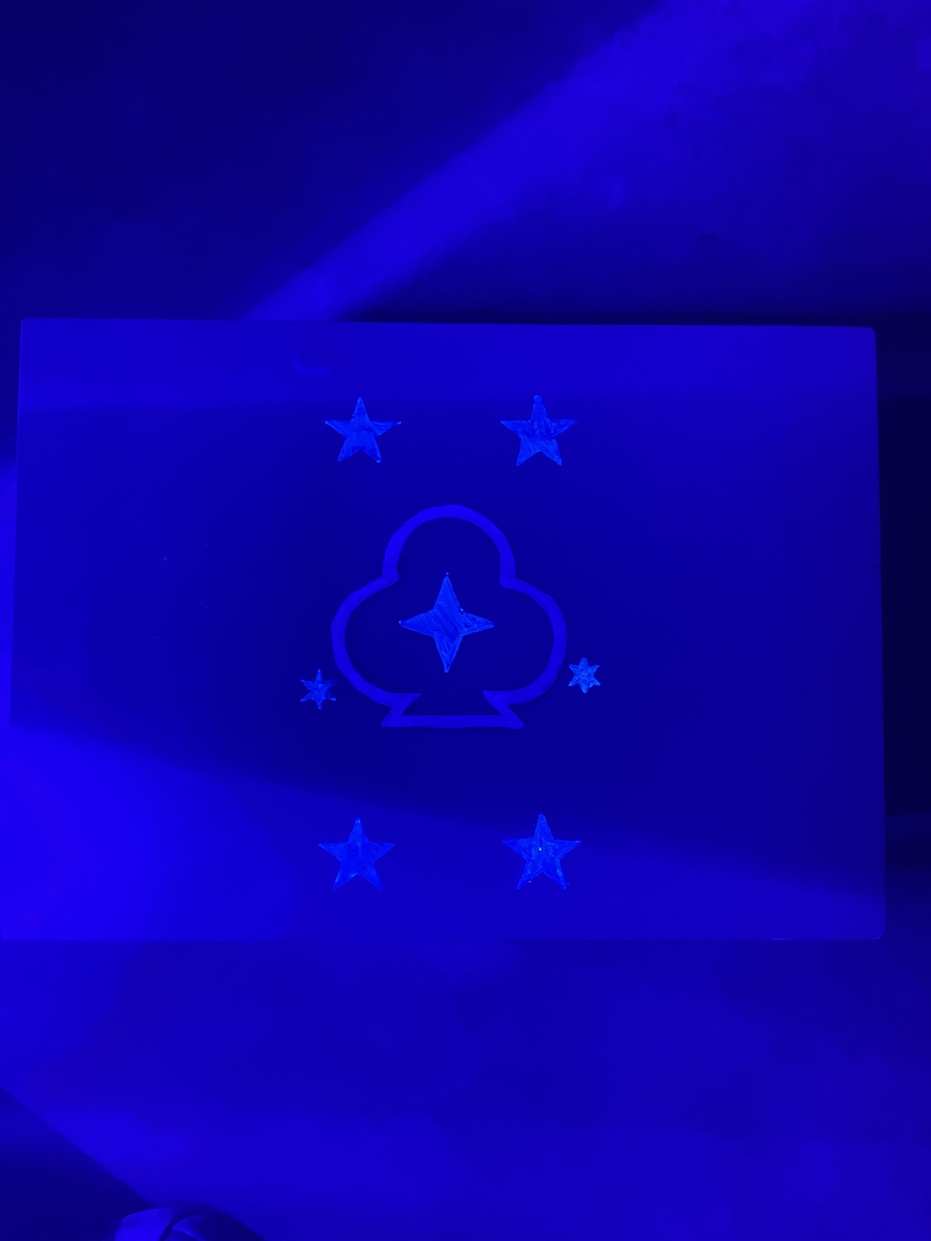 ブラックライトクラブの箱